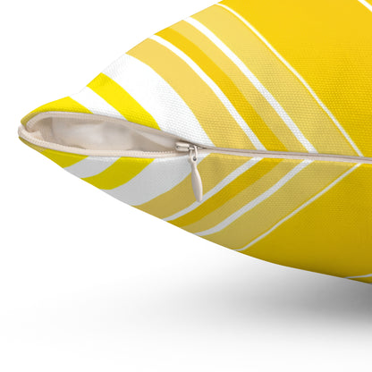 Lemon Sherbet - Spun Polyester Square Pillow - USA