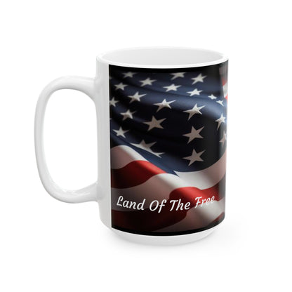 USA Patriot Ceramic Mug, (11oz, 15oz)