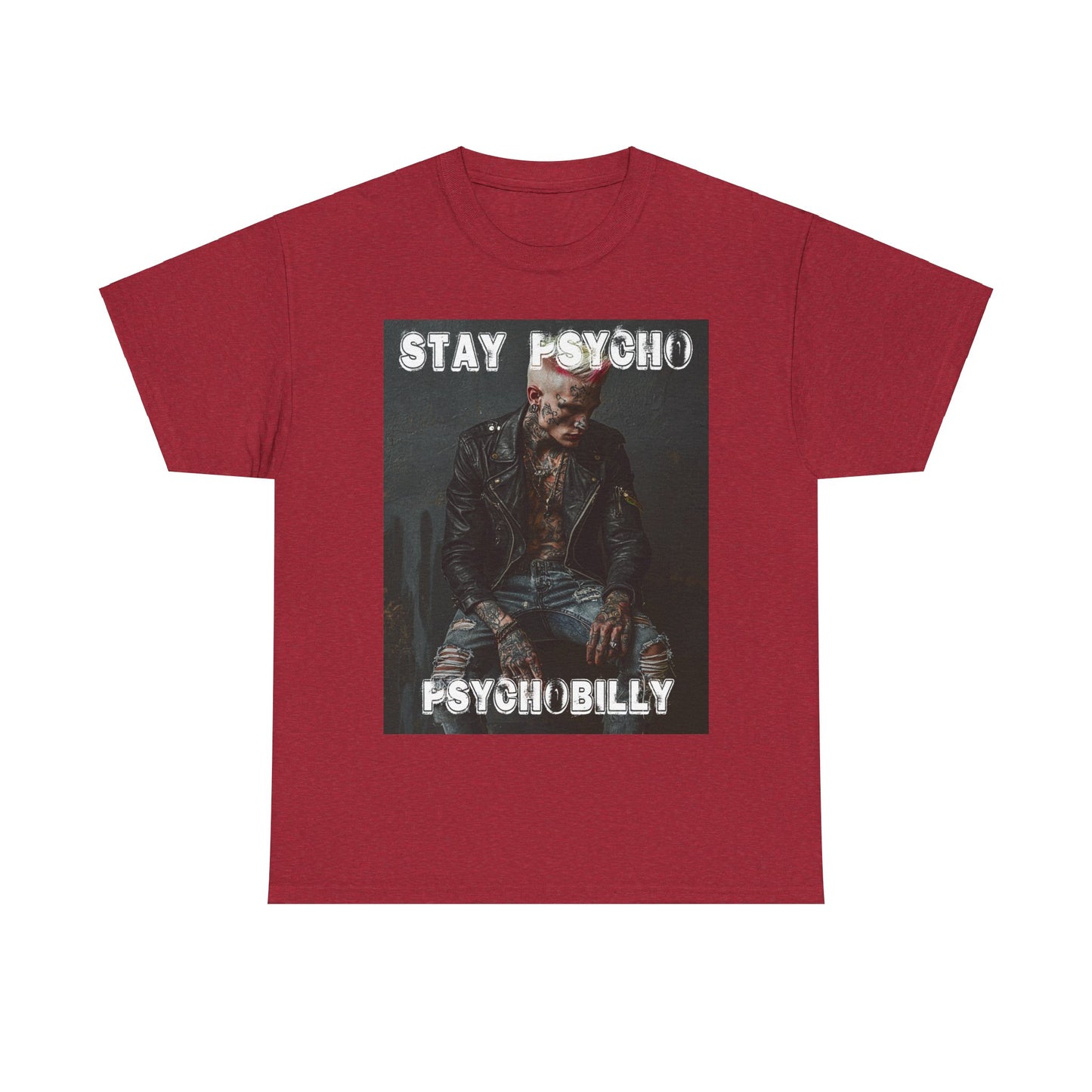 Psycho 1 - Unisex Heavy Cotton Tee - UK