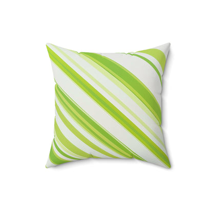 Fresh Mint - Spun Polyester Square Pillow - USA