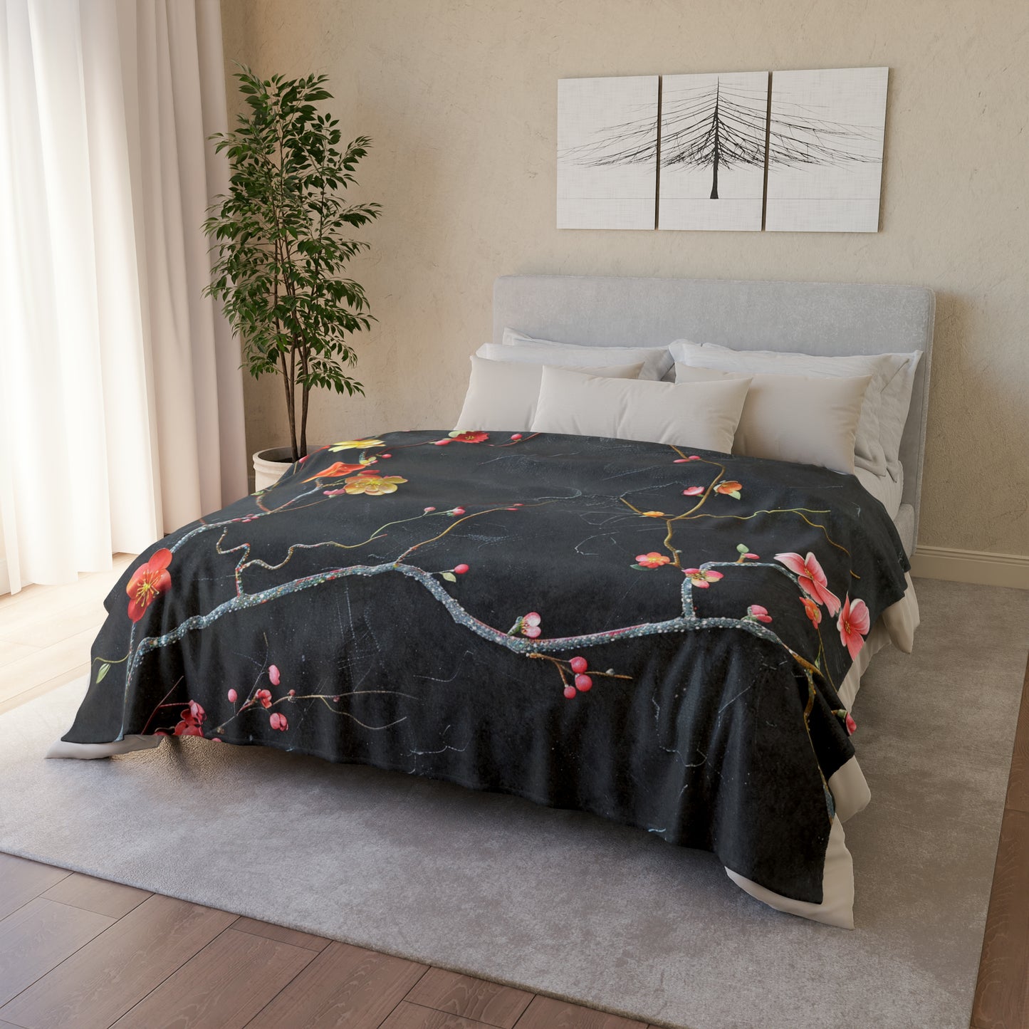 Chinoiseries #a11 - Soft Polyester Blanket