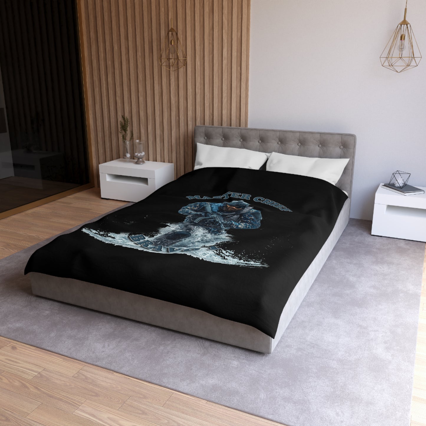 Master Chief Navy Seals - Microfiber Duvet Cover USA and UK