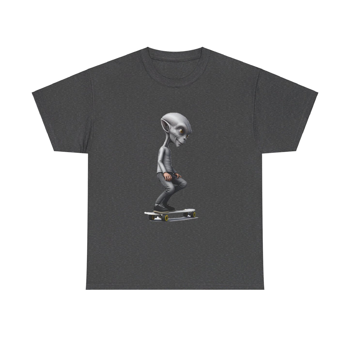 Alien Skater - Unisex Heavy Cotton Tee - USA