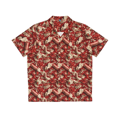 Men's Red Hawaiian Shirt - China Only
