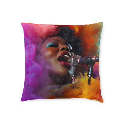 Jazz Singer 2 - Square Pillow - UK