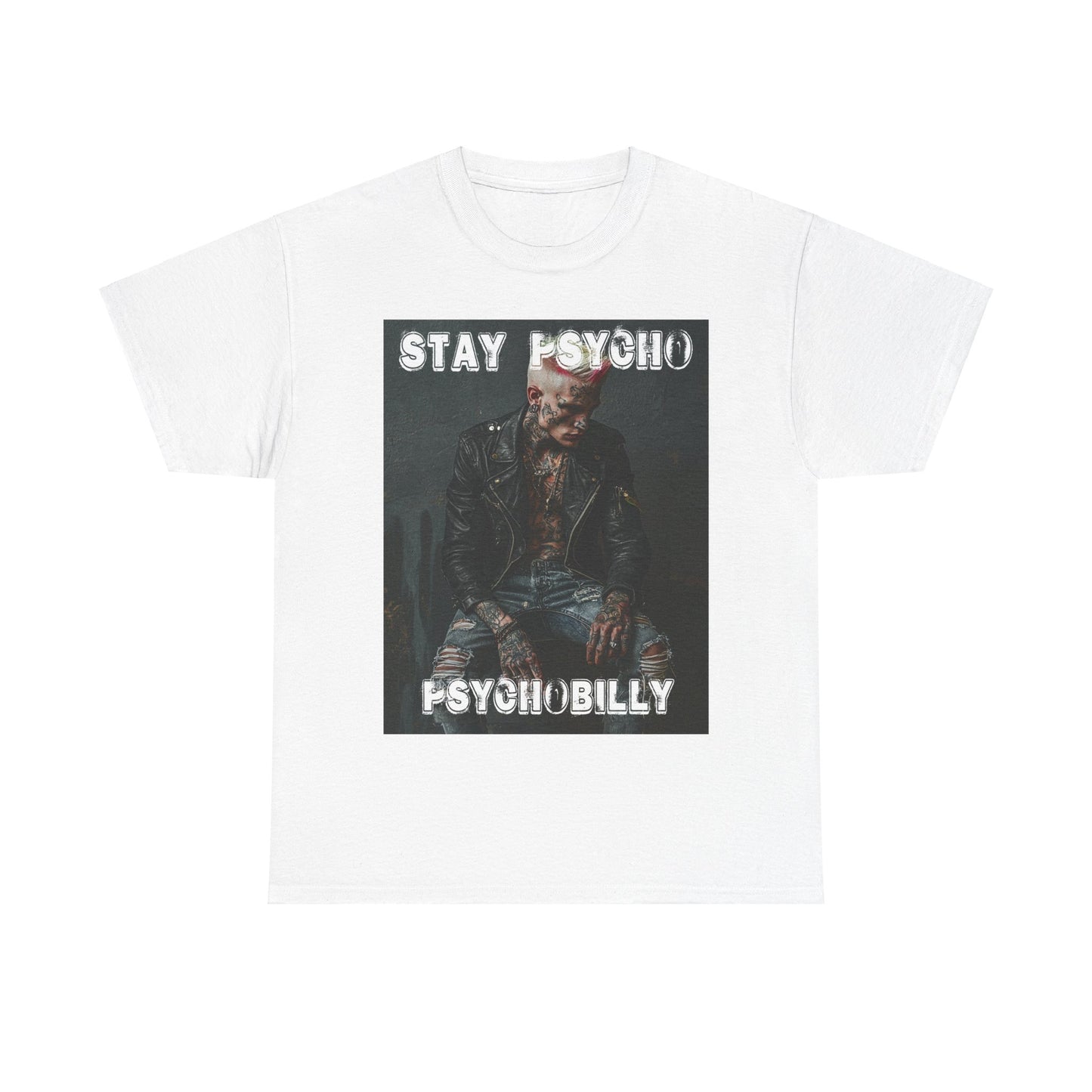 Psycho 1 - Unisex Heavy Cotton Tee - UK