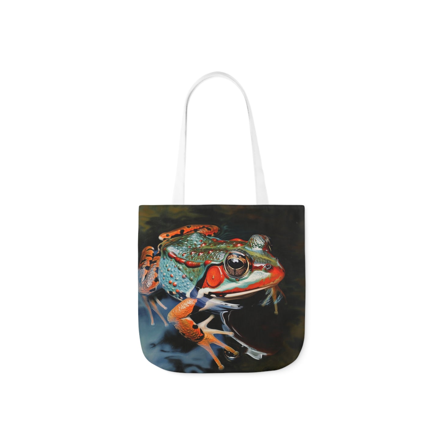 Frog - Polyester Canvas Tote Bag (AOP)
