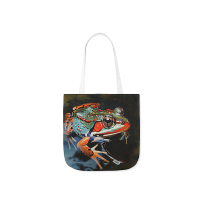 Frog - Polyester Canvas Tote Bag (AOP)