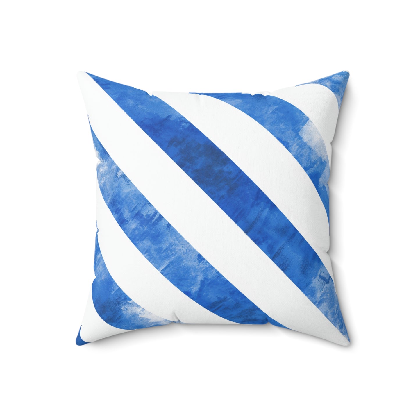 Ice Blue Popsicle - Spun Polyester Square Pillow - USA