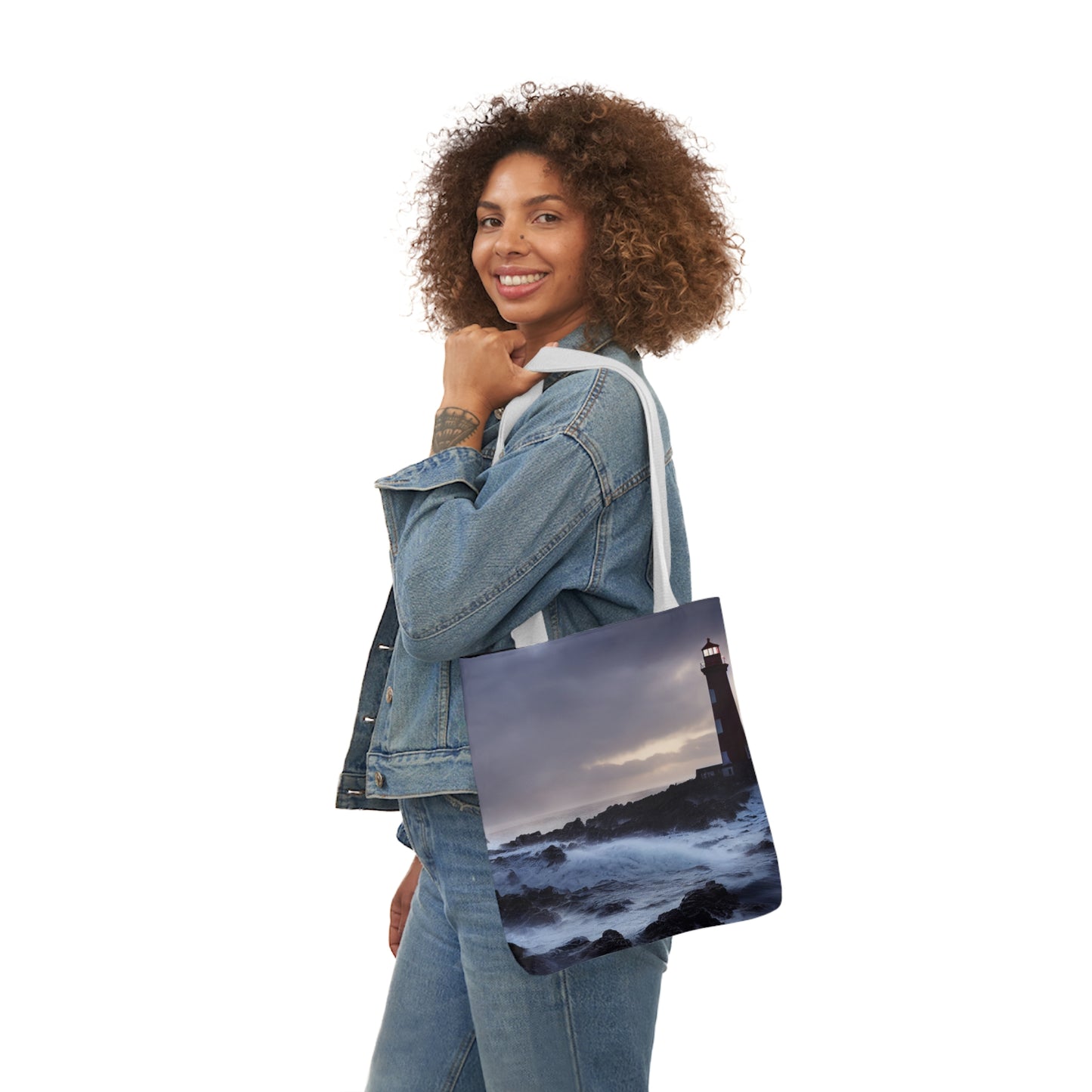 Seascape #3 - Polyester Canvas Tote Bag (AOP)