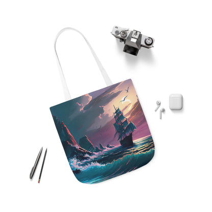 Seascape #5 - Polyester Canvas Tote Bag (AOP)
