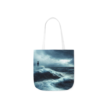Seascape #2 - Polyester Canvas Tote Bag (AOP)