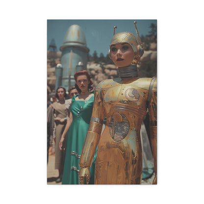 Sci-Fi 1950's #4 - Polyester Canvas