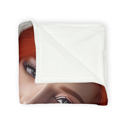 Red Hot Red-head 2 - Soft Polyester Blanket - UK