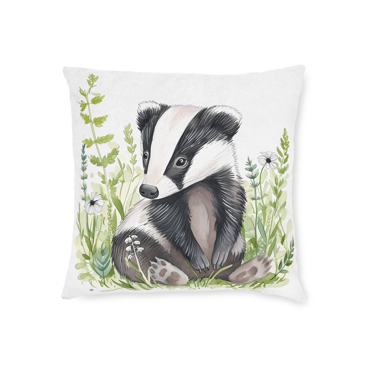 Badger 2 - Square Pillow - UK