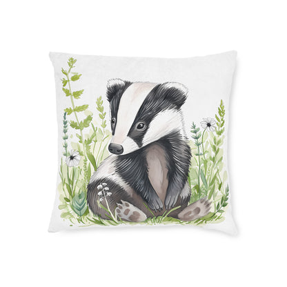 Badger 2 - Square Pillow - UK