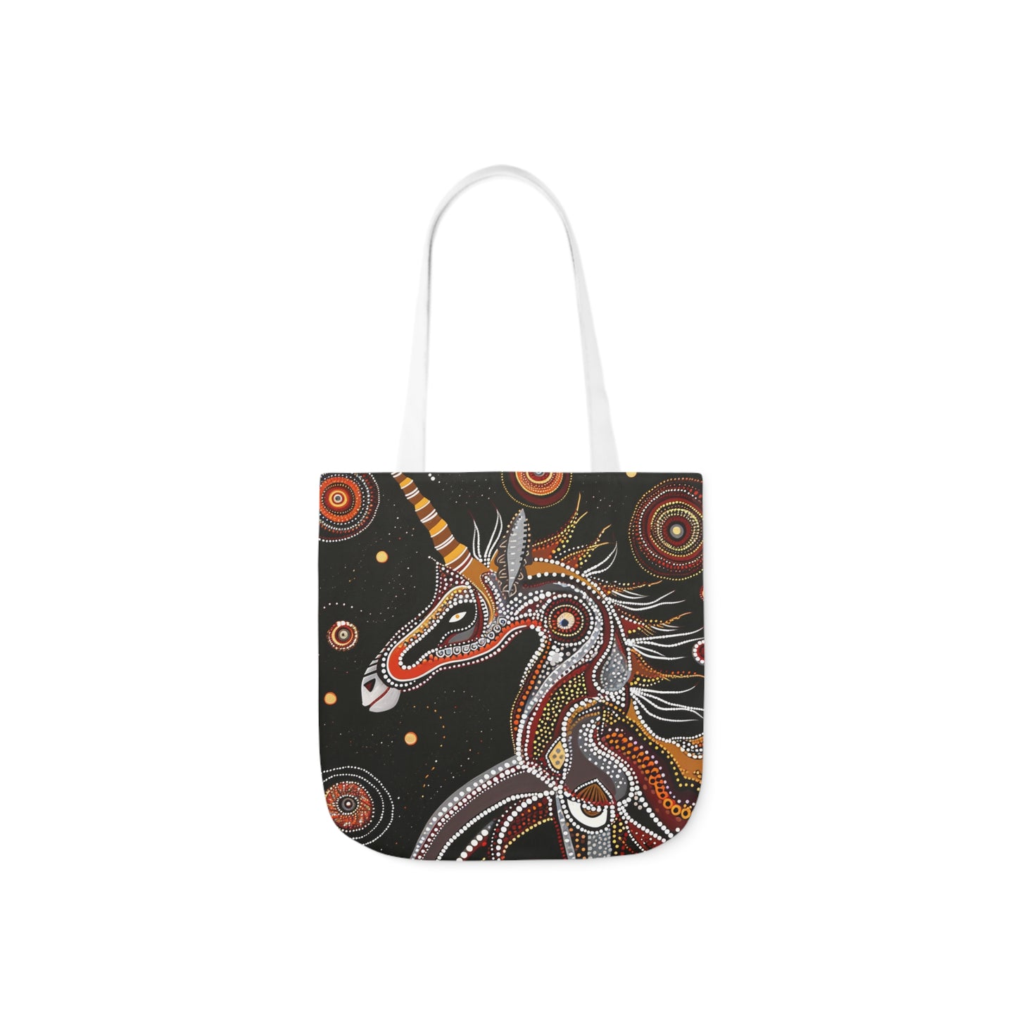 Native Australian Art #4 - Polyester Canvas Tote Bag (AOP)