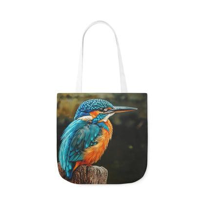 Kingfisher - Polyester Canvas Tote Bag (AOP)