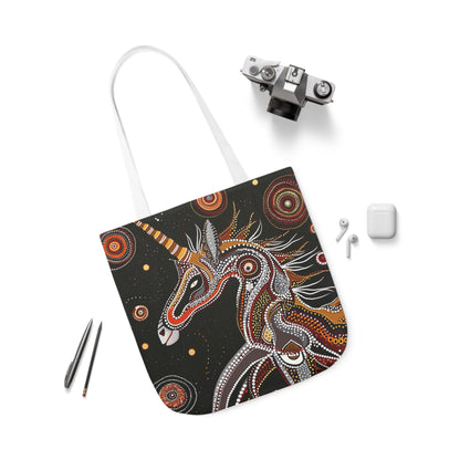 Native Australian Art #4 - Polyester Canvas Tote Bag (AOP)
