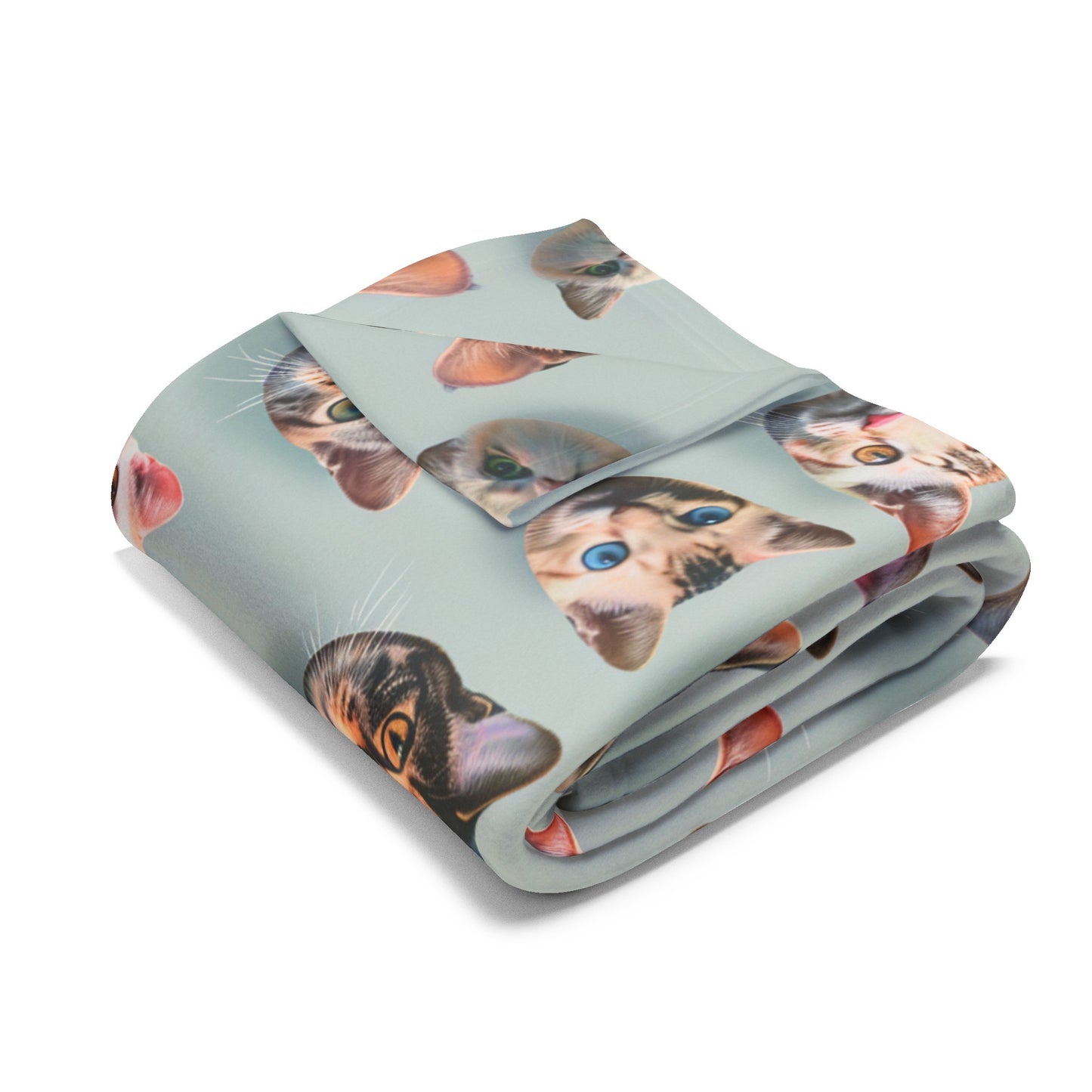 Cat Collage Arctic Fleece Blanket  -  USA