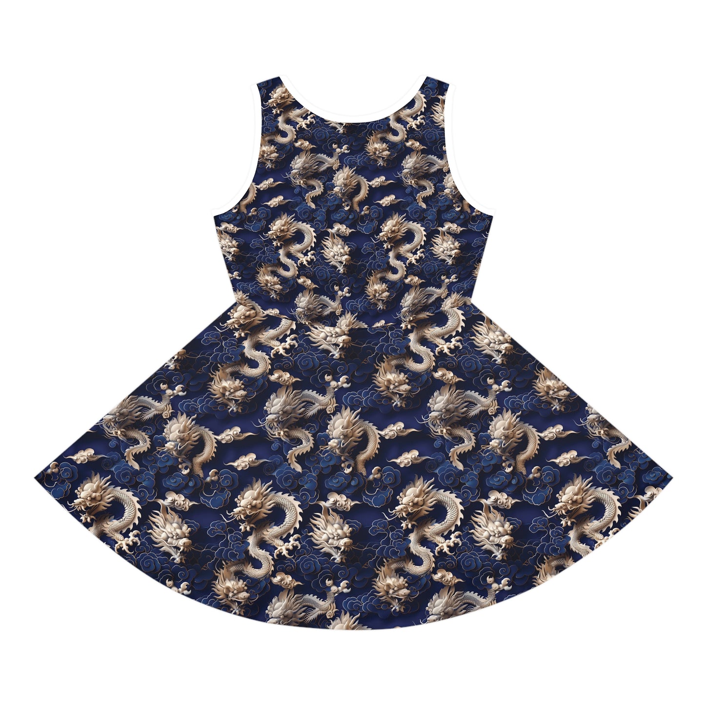 Blue Mandarin - Girls' Sleeveless Sundress - China Only