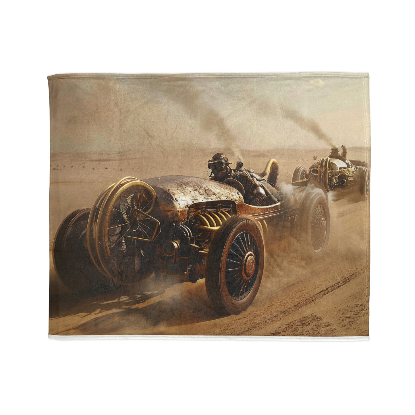 Steampunk Racer #2 - Soft Polyester Blanket