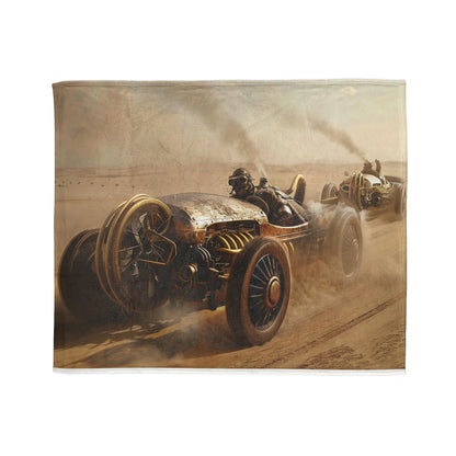 Steampunk Racer #2 - Soft Polyester Blanket
