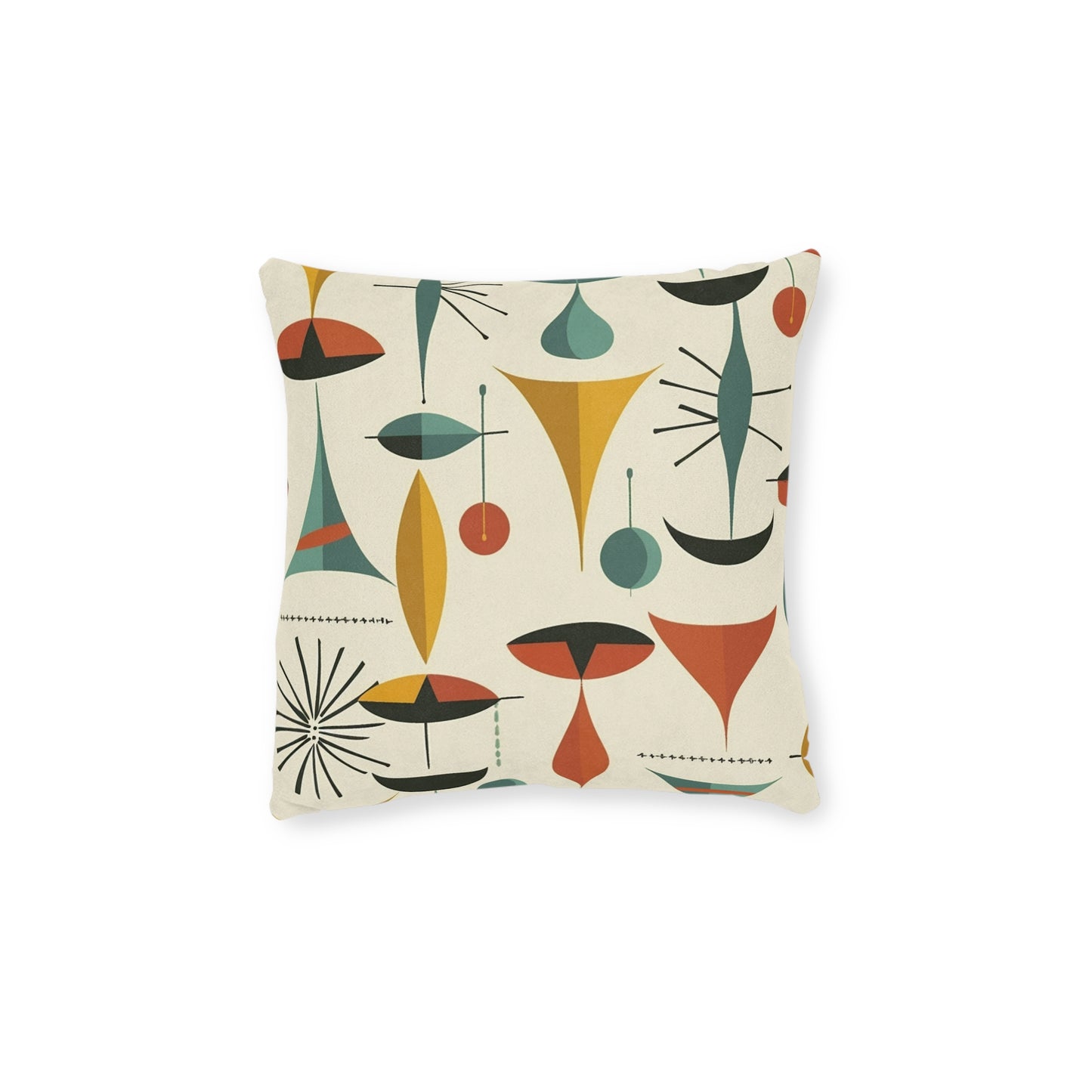 1950s Retro - Square Pillow - UK