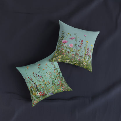 Wild Meadow 3 - Square Pillow -UK