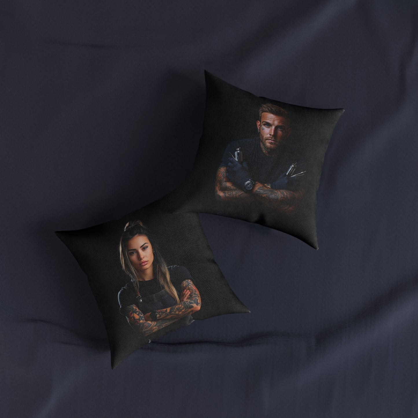 Tattoo Artist - Square Pillow - UK