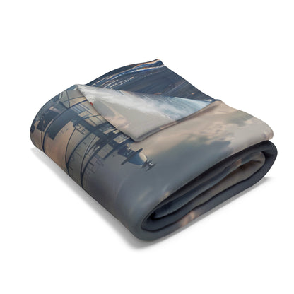 Aircraft Carrier 1 Arctic Fleece Blanket - USA