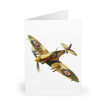 Spitfire Greeting Cards (5 Pack) - UK