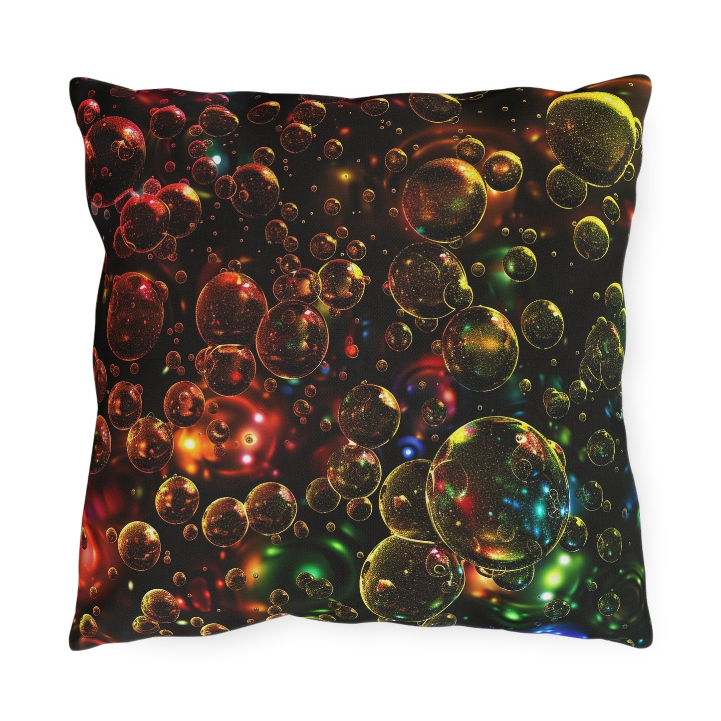 Effervescent Bubbles - Outdoor Pillows - USA