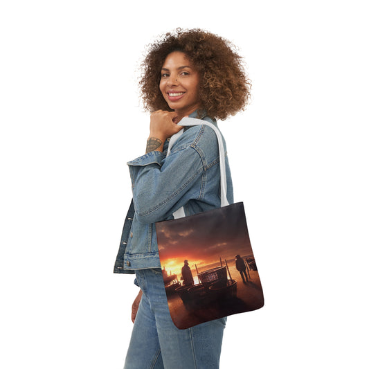 Seascape #6 - Polyester Canvas Tote Bag (AOP)