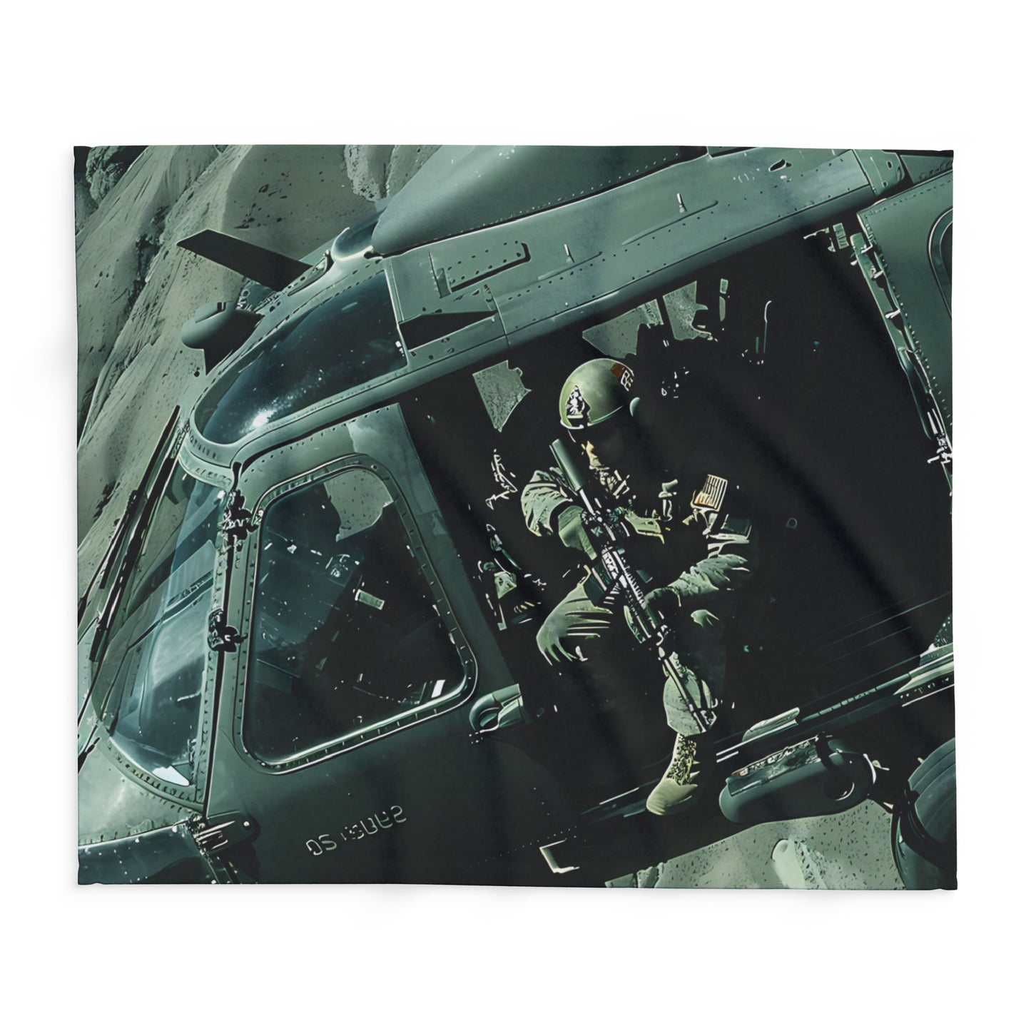 Black Hawk 2 Arctic Fleece Blanket - USA