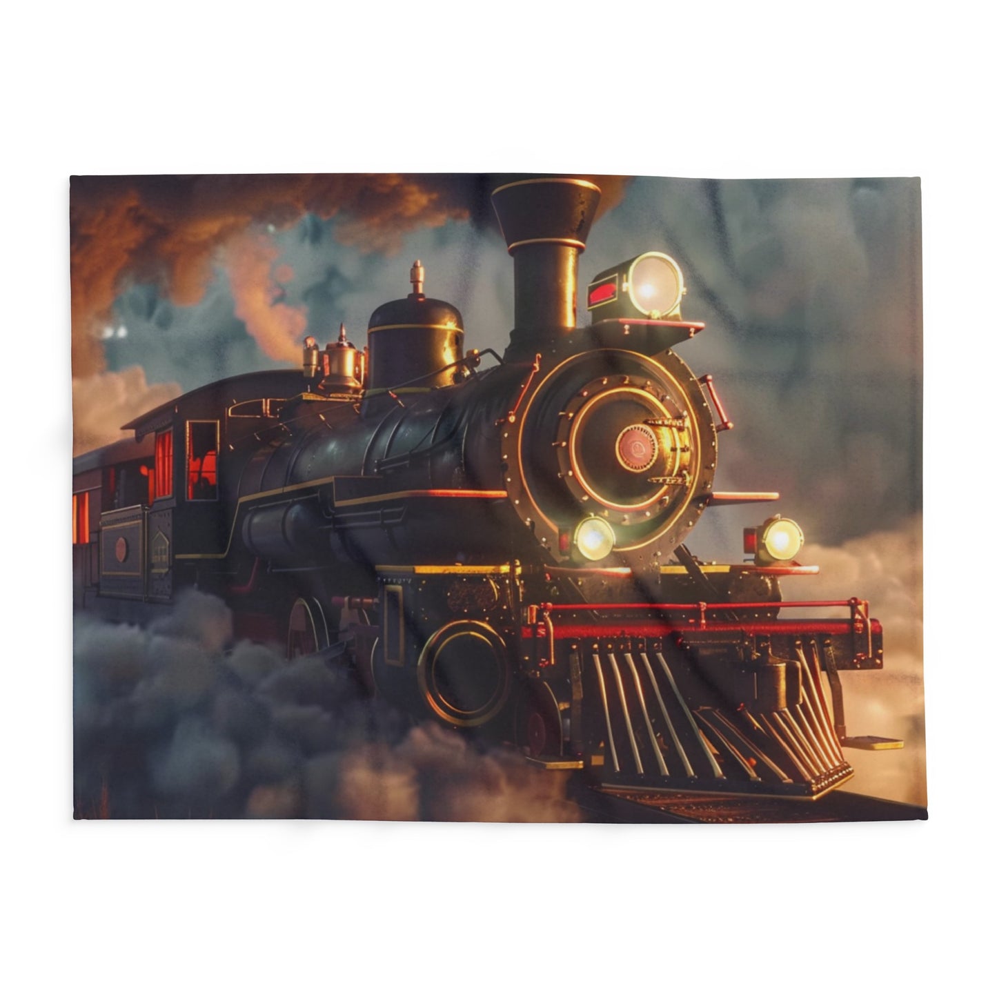 Steam Train #2 - Arctic Fleece Blanket - UK, USA