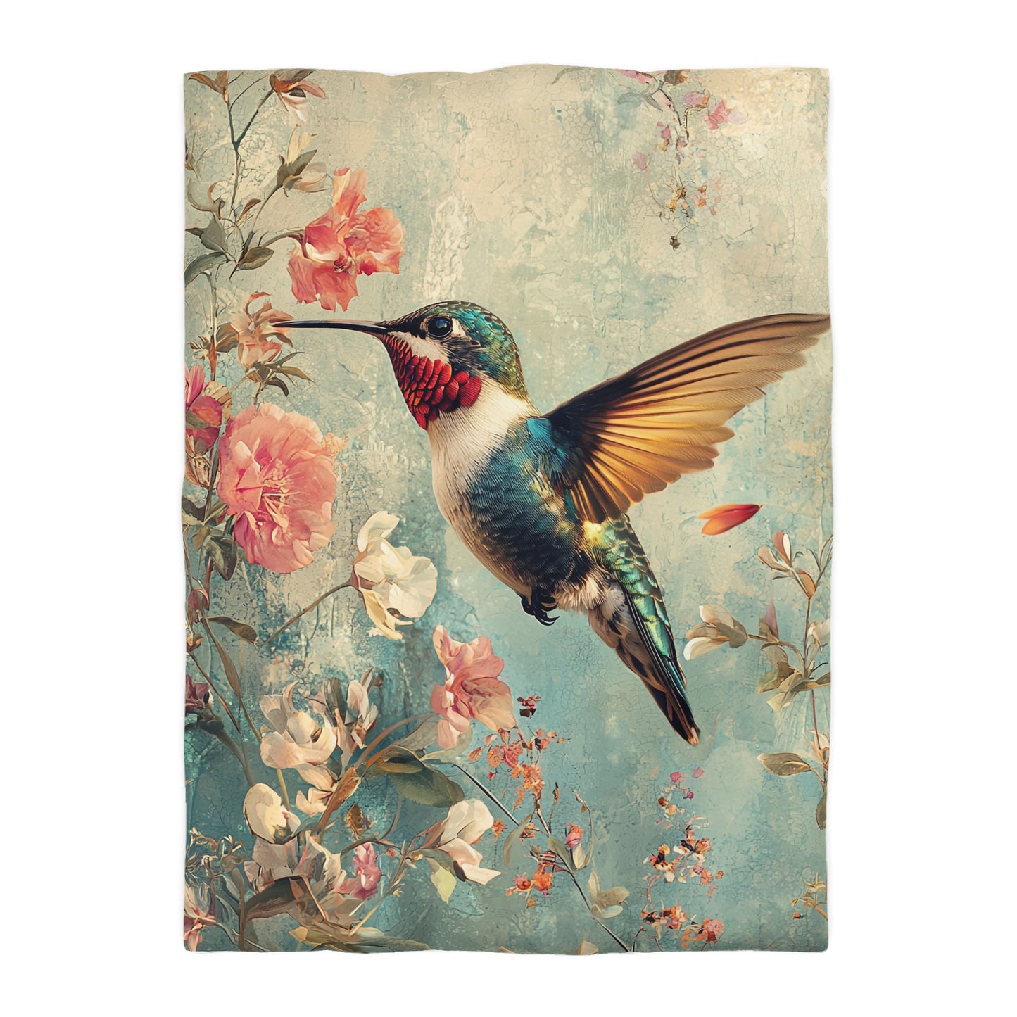 Beautiful Hummingbird  - Microfiber Duvet Cover USA and UK
