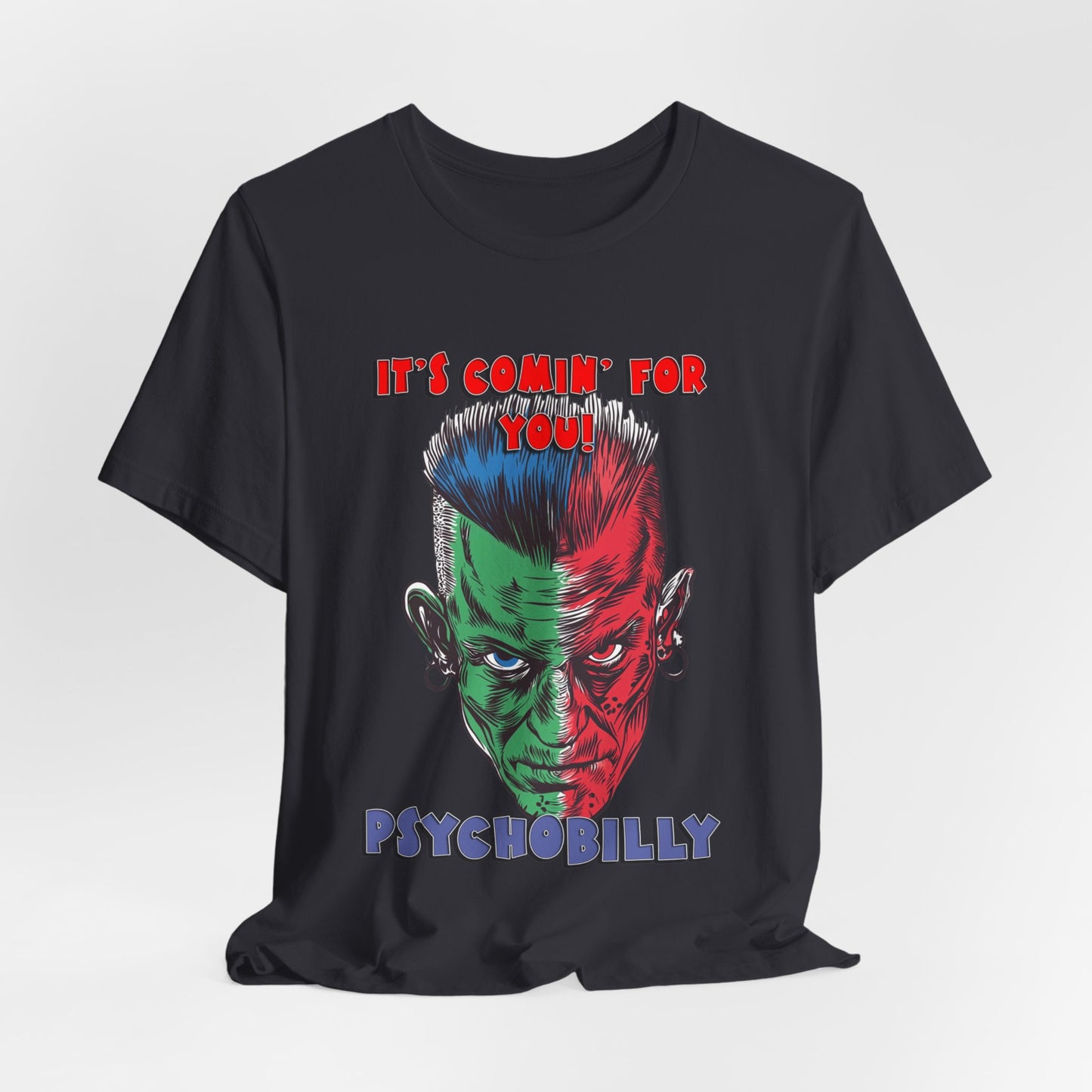 Psychobilly 1 - Jersey Short Sleeve Tee - USA