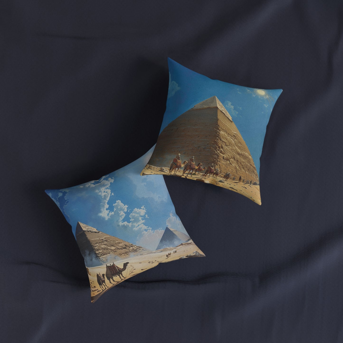 Egyptian Pyramids - Square Pillow - UK