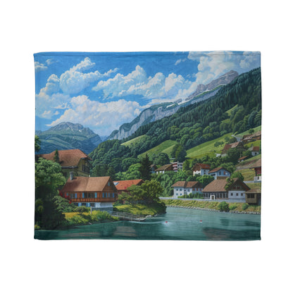 Swiss Beauty #1 Blanket - Soft Polyester Blanket