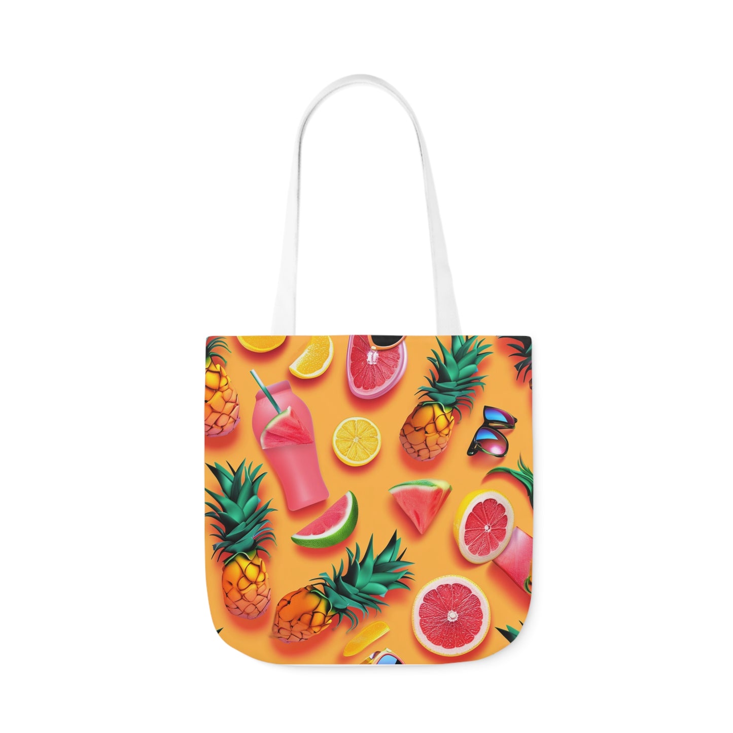 Summertime #4 - Polyester Canvas Tote Bag (AOP)