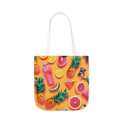 Summertime #4 - Polyester Canvas Tote Bag (AOP)