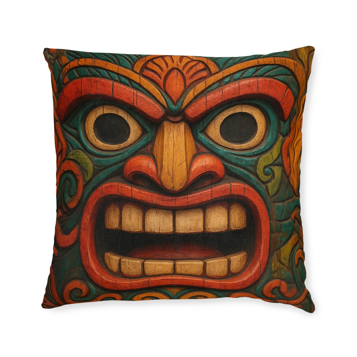 Tiki 2 - Square Cushion - UK