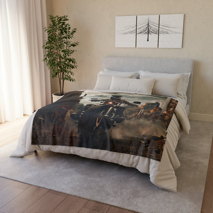 Biker #4 - Soft Polyester Blanket