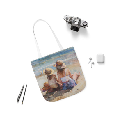 On The Beach - Polyester Canvas Tote Bag (AOP)
