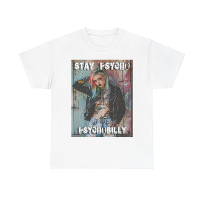 Psycho 4 - Unisex Heavy Cotton Tee - UK