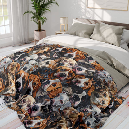 Dog Collage #1 Arctic Fleece Blanket - UK, EU