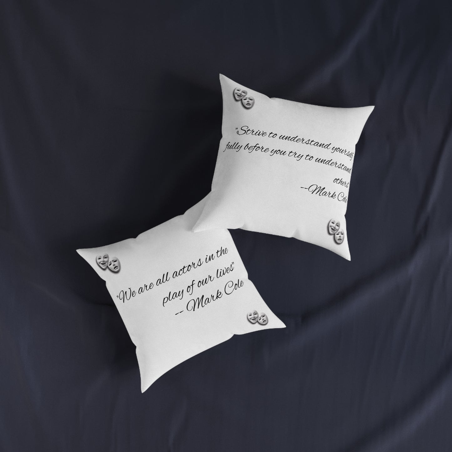 Famous Quotes 4 - Square Pillow UK