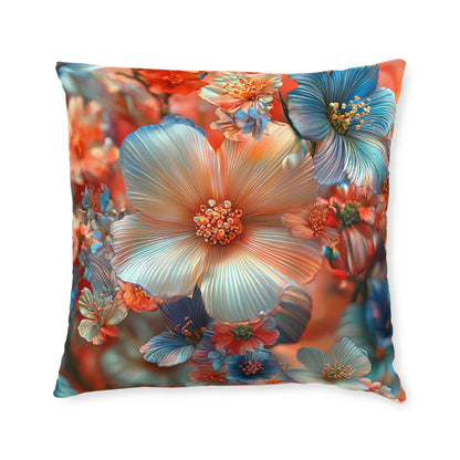 **3D Pretty Flowers - Square Pillow - UK