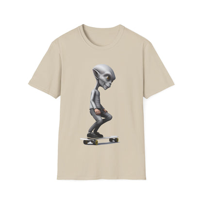 Alien Skater - Unisex Softstyle T-Shirt - UK